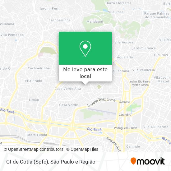 Ct de Cotia (Spfc) mapa