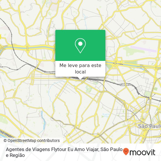 Agentes de Viagens Flytour Eu Amo Viajar mapa