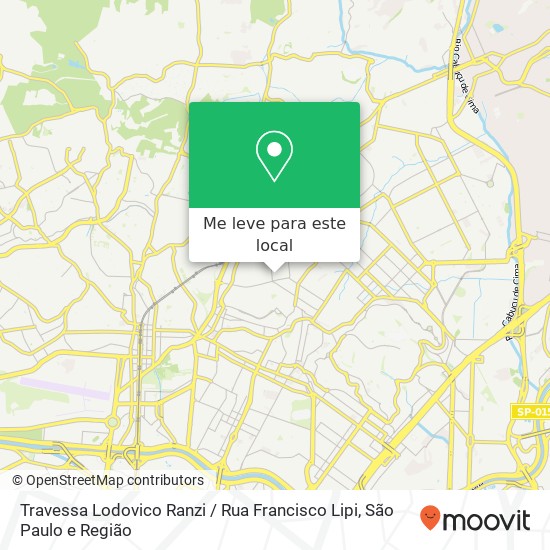 Travessa Lodovico Ranzi / Rua Francisco Lipi mapa