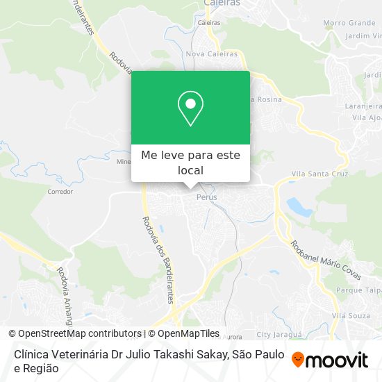 Clínica Veterinária Dr Julio Takashi Sakay mapa