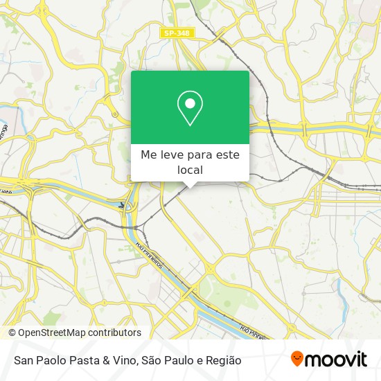 San Paolo Pasta & Vino mapa
