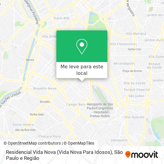 Residencial Vida Nova (Vida Nova Para Idosos) mapa