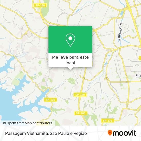 Passagem Vietnamita mapa