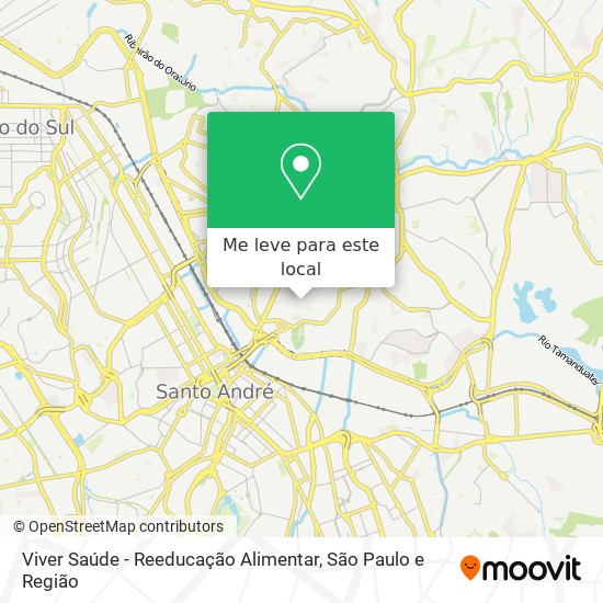 Viver Saúde - Reeducação Alimentar mapa