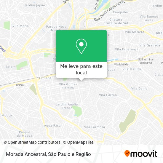 Morada Ancestral mapa