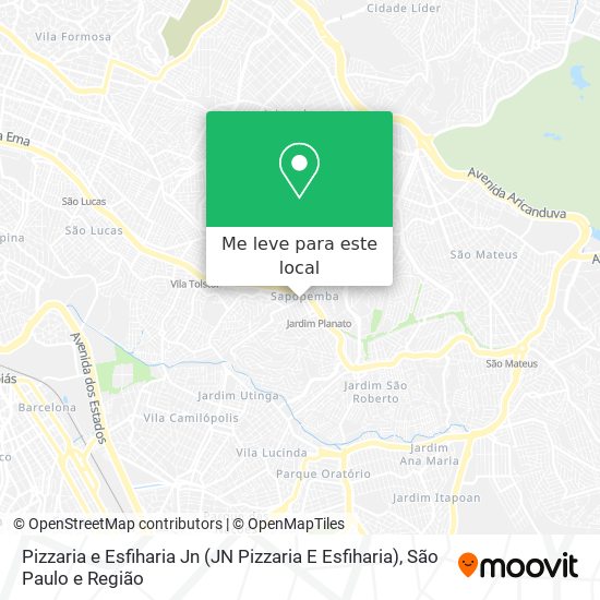 Pizzaria e Esfiharia Jn (JN Pizzaria E Esfiharia) mapa