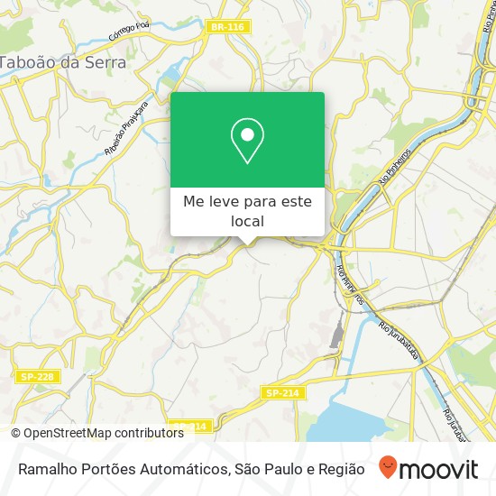 Ramalho Portões Automáticos mapa