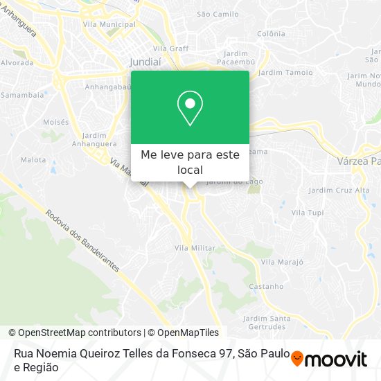 Rua Noemia Queiroz Telles da Fonseca 97 mapa