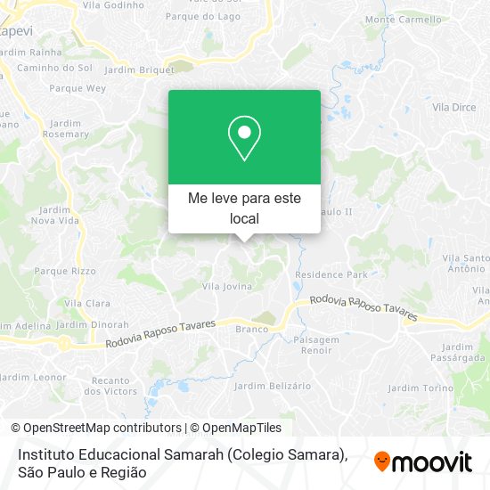 Instituto Educacional Samarah (Colegio Samara) mapa