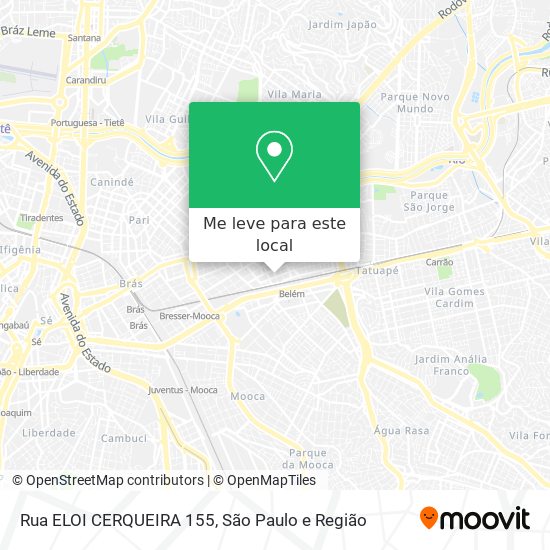 Rua ELOI CERQUEIRA 155 mapa
