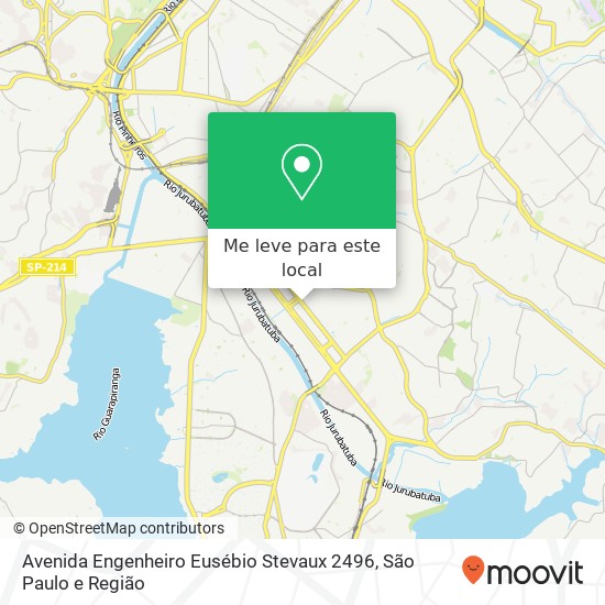 Avenida Engenheiro Eusébio Stevaux 2496 mapa