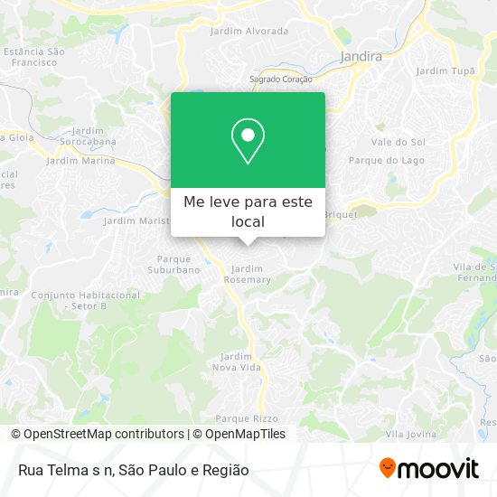 Rua Telma s n mapa