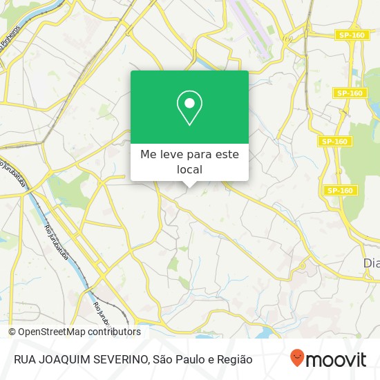 RUA JOAQUIM SEVERINO mapa