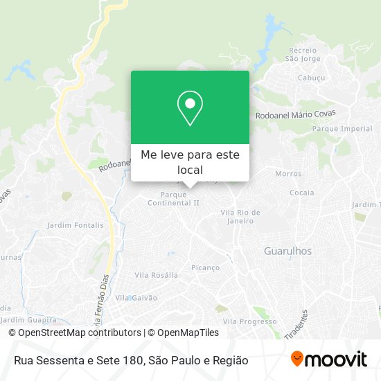 Rua Sessenta e Sete 180 mapa