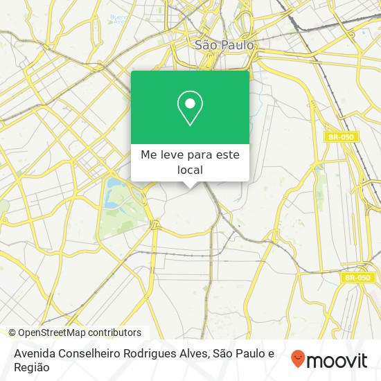 Avenida Conselheiro Rodrigues Alves mapa