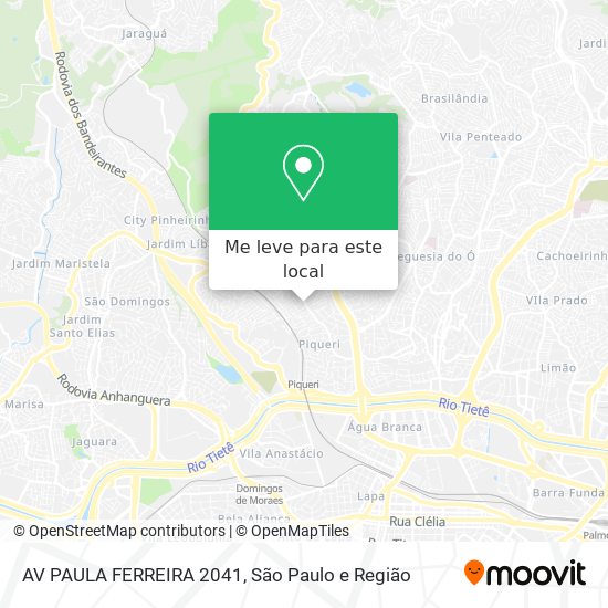 AV  PAULA FERREIRA  2041 mapa