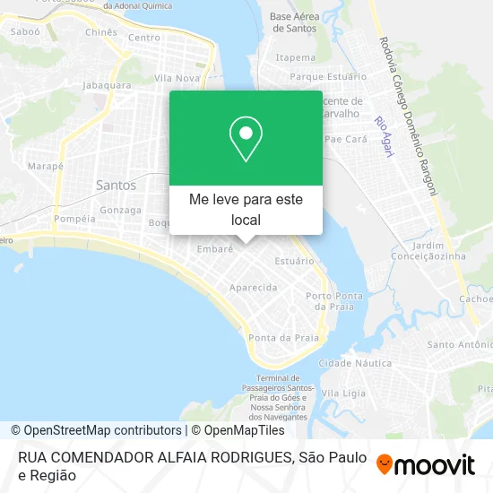 RUA COMENDADOR ALFAIA RODRIGUES mapa