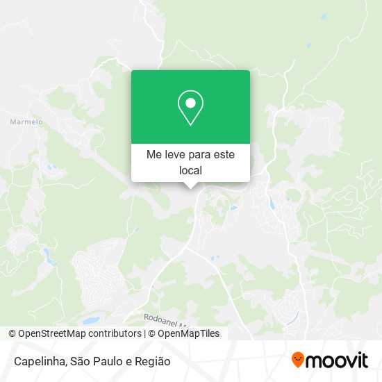 Capelinha mapa