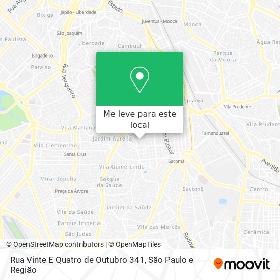 Rua Vinte E Quatro de Outubro 341 mapa