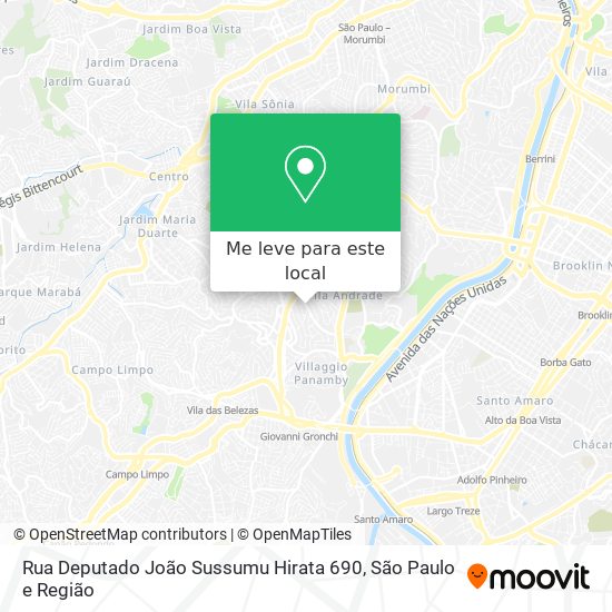 Rua Deputado João Sussumu Hirata 690 mapa