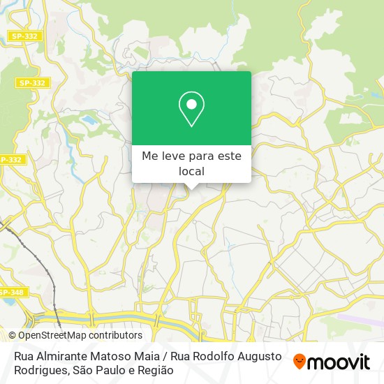 Rua Almirante Matoso Maia / Rua Rodolfo Augusto Rodrigues mapa