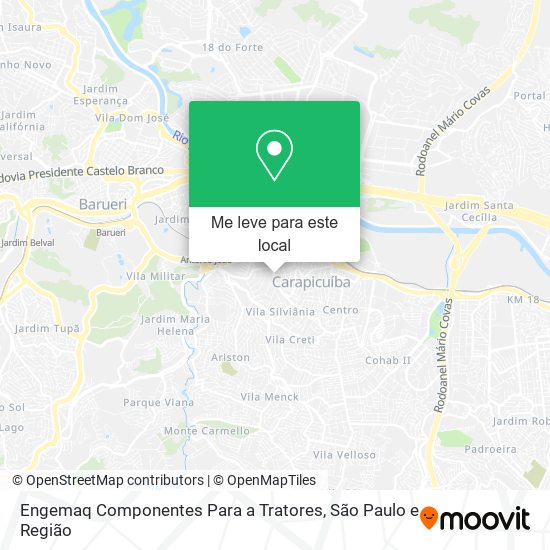 Engemaq Componentes Para a Tratores mapa