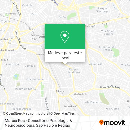 Marcia Ros - Consultório Psicologia & Neuropsicologia mapa
