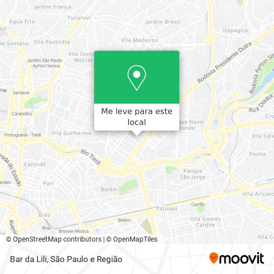 Bar da Lili mapa