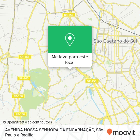 AVENIDA NOSSA SENHORA DA ENCARNAÇÃO mapa