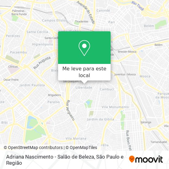 Adriana Nascimento - Salão de Beleza mapa