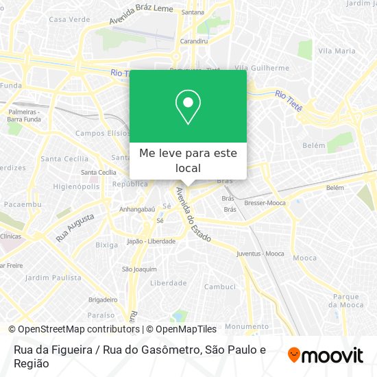 Rua da Figueira / Rua do Gasômetro mapa