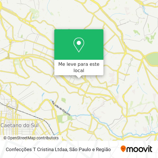 Confecções T Cristina Ltdaa mapa