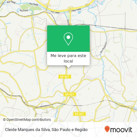 Cleide Marques da Silva mapa