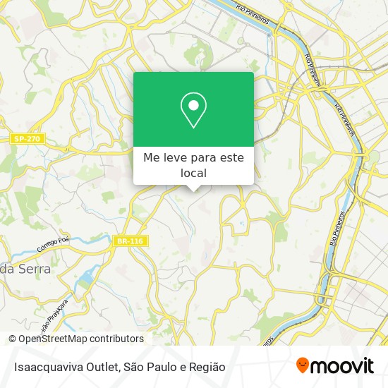 Isaacquaviva Outlet mapa