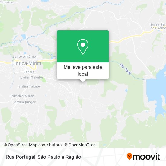 Rua Portugal mapa