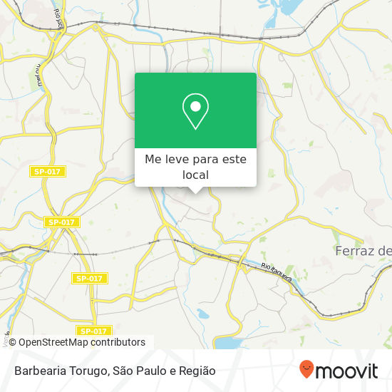 Barbearia Torugo mapa