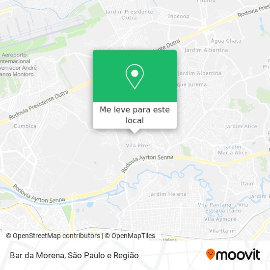Bar da Morena mapa