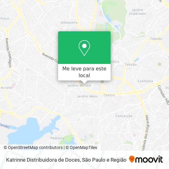 Katrinne Distribuidora de Doces mapa