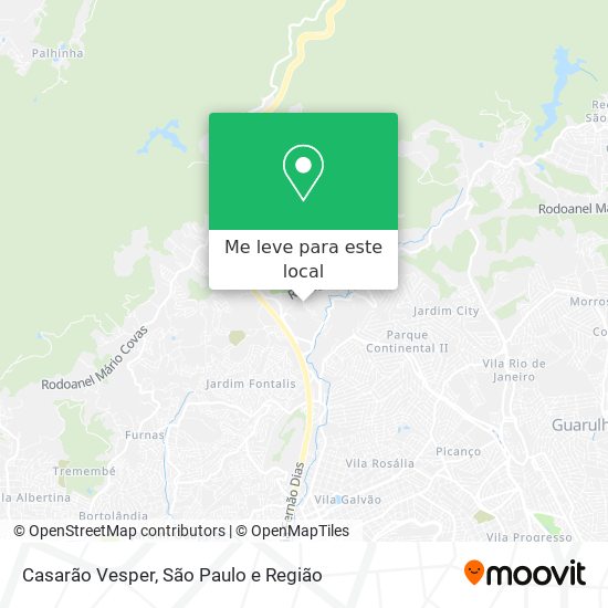 Casarão Vesper mapa