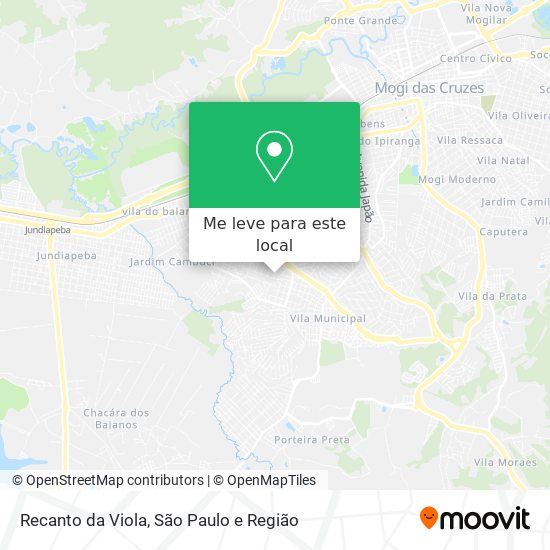 Recanto da Viola mapa