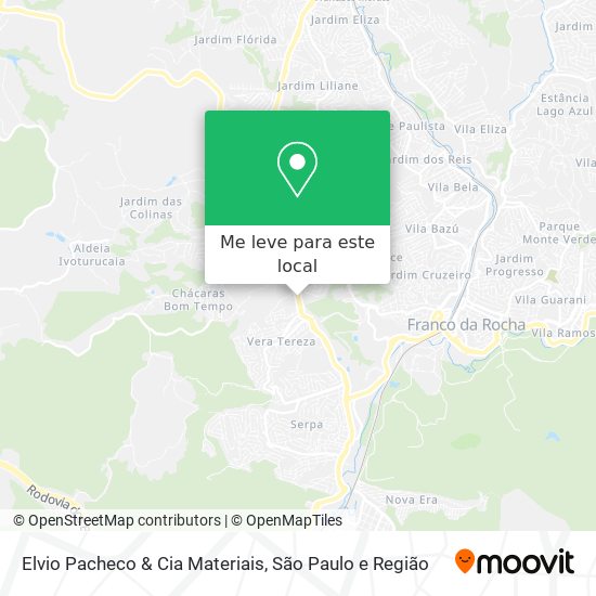 Elvio Pacheco & Cia Materiais mapa
