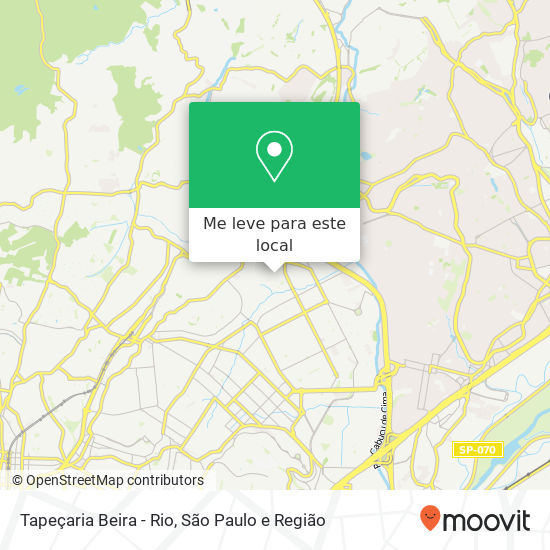 Tapeçaria Beira - Rio mapa