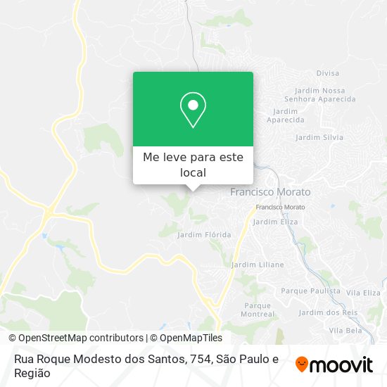 Rua Roque Modesto dos Santos, 754 mapa