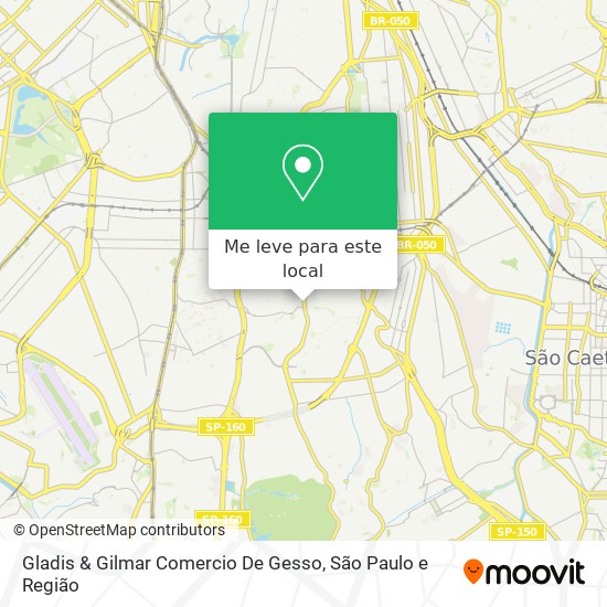 Gladis & Gilmar Comercio De Gesso mapa