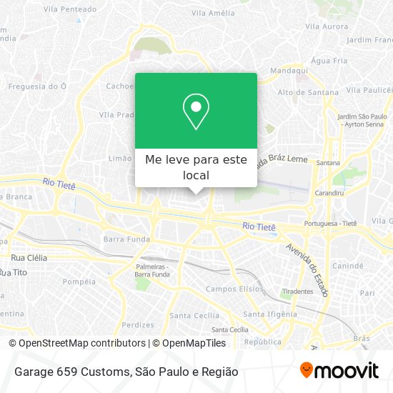 Garage 659 Customs mapa