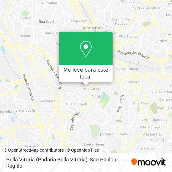 Bella Vitória (Padaria Bella Vitoria) mapa