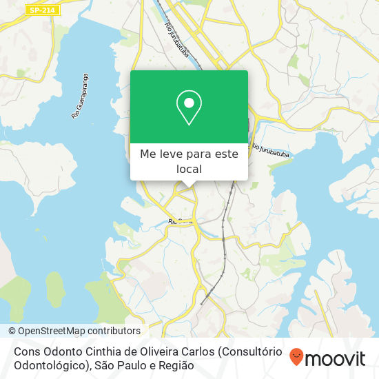 Cons Odonto Cinthia de Oliveira Carlos (Consultório Odontológico) mapa