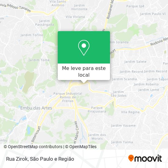 Rua Zirok mapa
