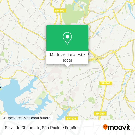 Selva de Chocolate mapa