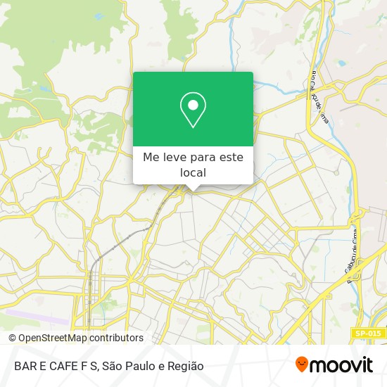 BAR E CAFE F S mapa